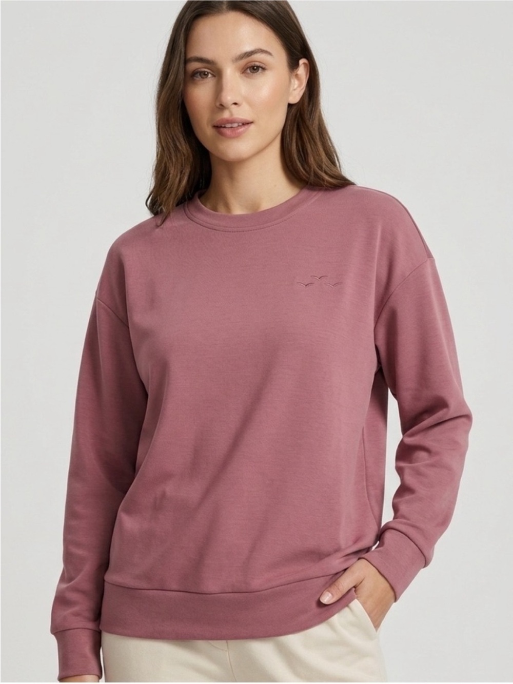 Lazypants Ultra Solt
Embroidered Bird Crewneck
Sweatshirt Mauve
- Size XS - Picture 1 of 7